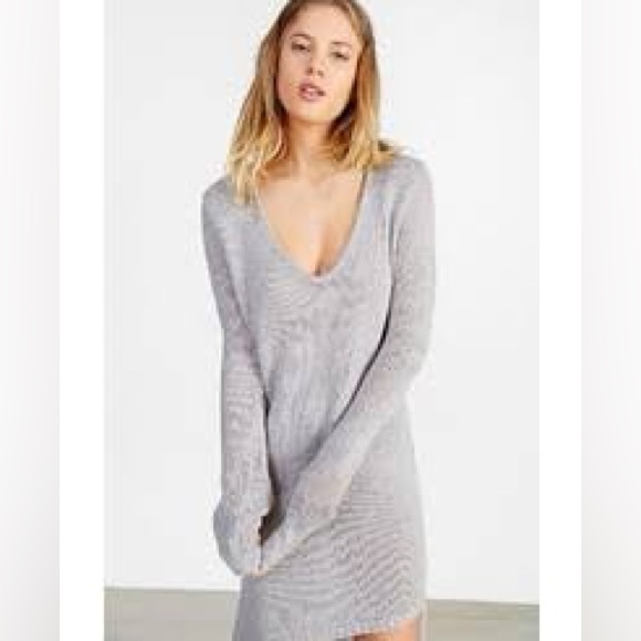 One Teaspoon for Urban Outfitters Gray Mohair/Wool Sweater Dress Size XS - Picture 4 of 13